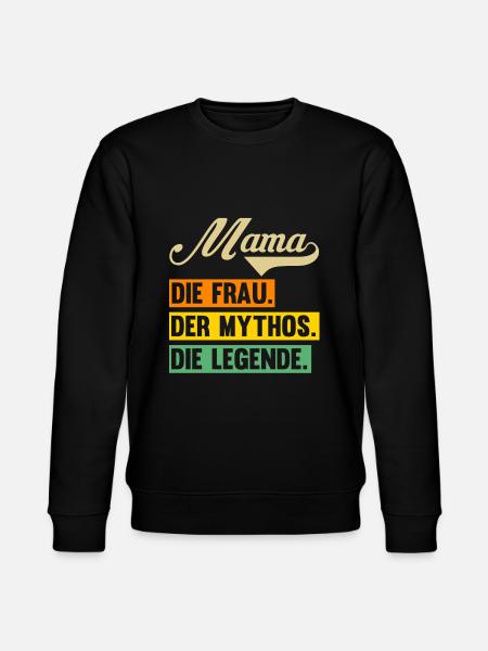 Mutter Mama - Stanley/Stella Unisex Bio-Sweatshirt CHANGER - Schwarz