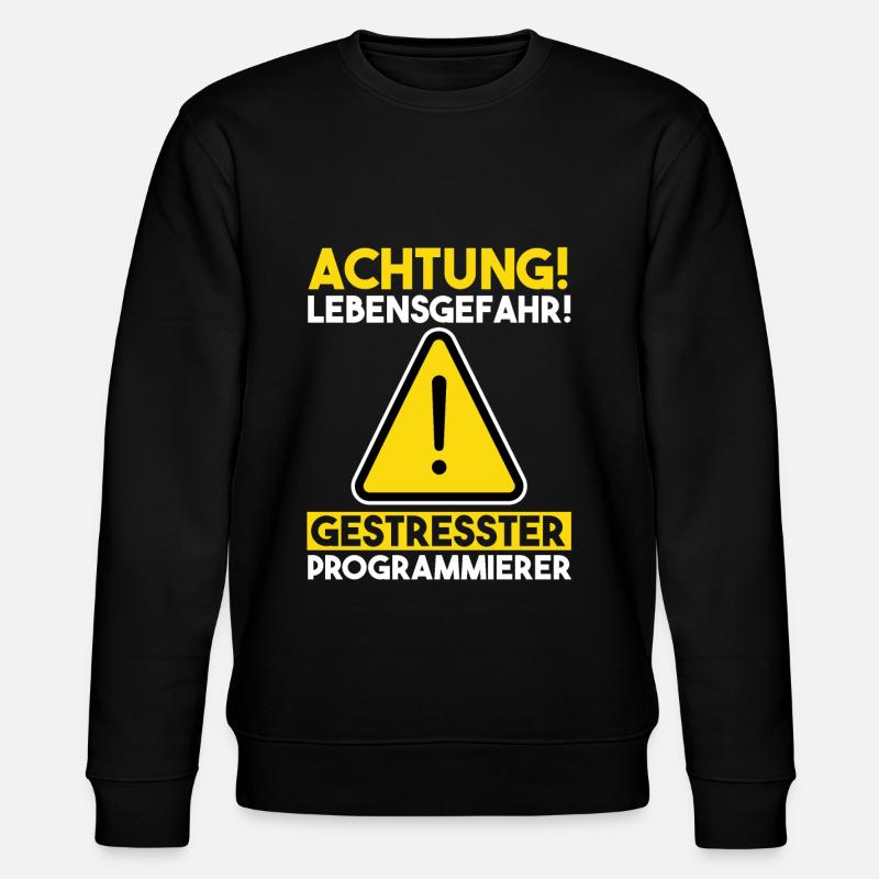 Programmieren Entwickler Coder Programmierer - Stanley/Stella Unisex Bio-Sweatshirt CHANGER - Schwarz