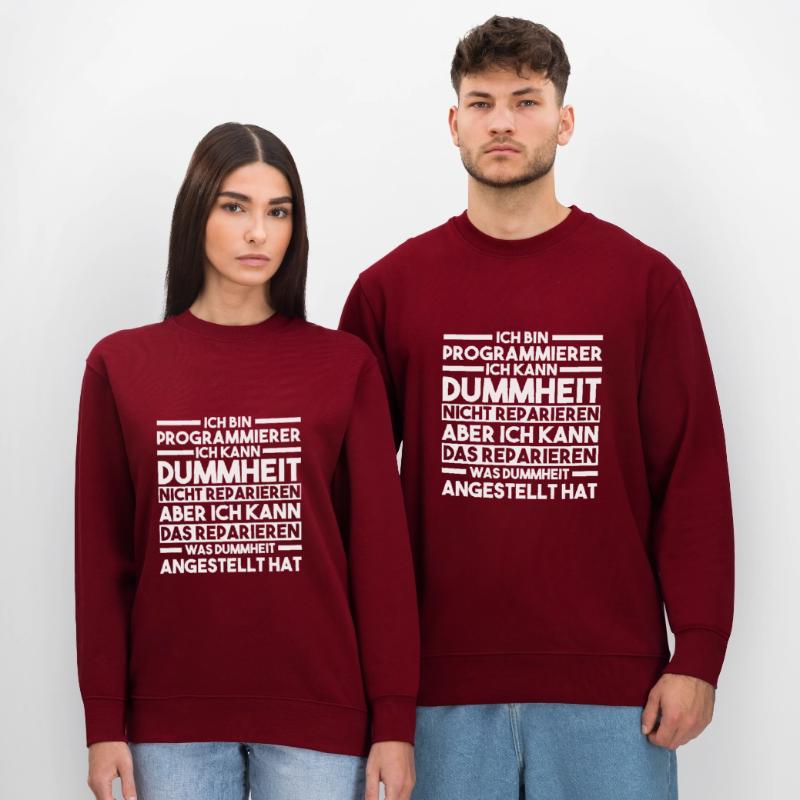 Programmieren Entwickler Coder Programmierer Stanley/Stella Unisex Bio-Sweatshirt CHANGER 