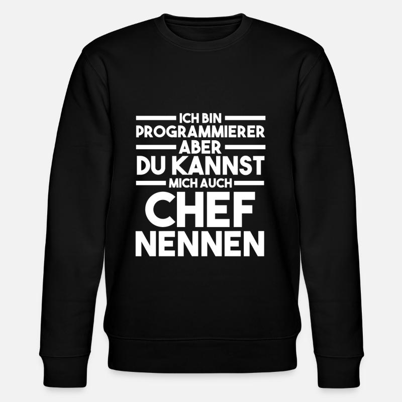 Programmieren Entwickler Coder Programmierer - Stanley/Stella Unisex Bio-Sweatshirt CHANGER - Schwarz