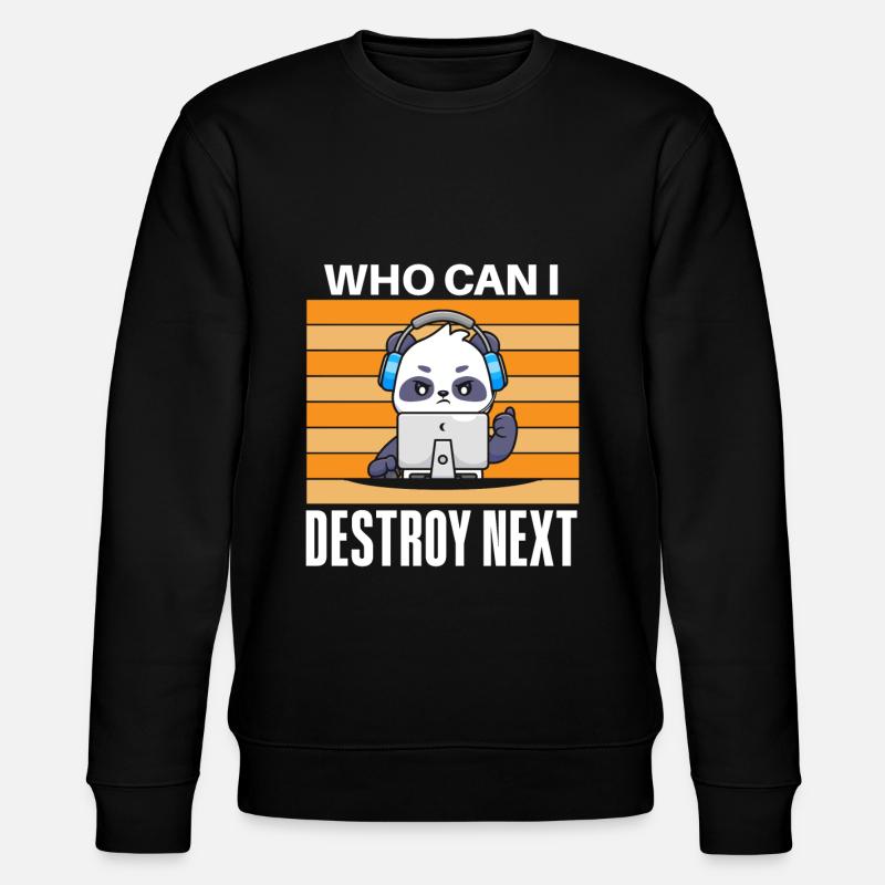 Witziger Gaming Gamer Zocker Spruch - Stanley/Stella Unisex Bio-Sweatshirt CHANGER - Schwarz