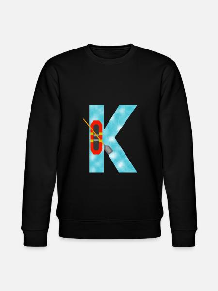 Kanu Kajak Boot Illustration - Stanley/Stella Unisex Bio-Sweatshirt CHANGER  - Schwarz