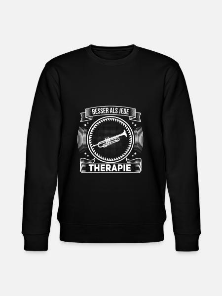 Funny trumpet player saying - Stanley/Stella CHANGER Unisex Organic Sweatshirt - black