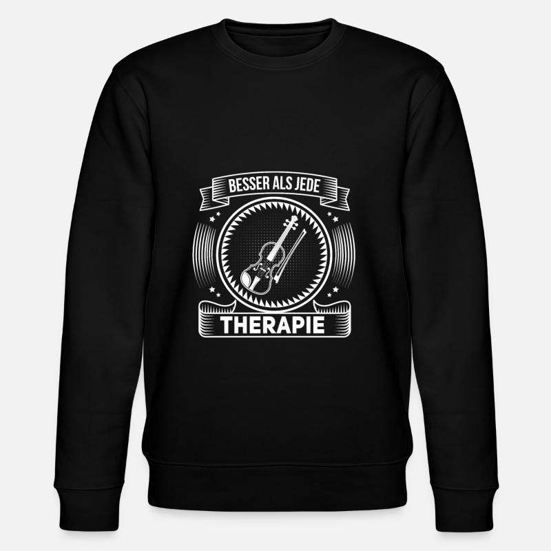 Drôle de dicton violoniste - Sweat bio CHANGER Stanley/Stella Unisexe - noir