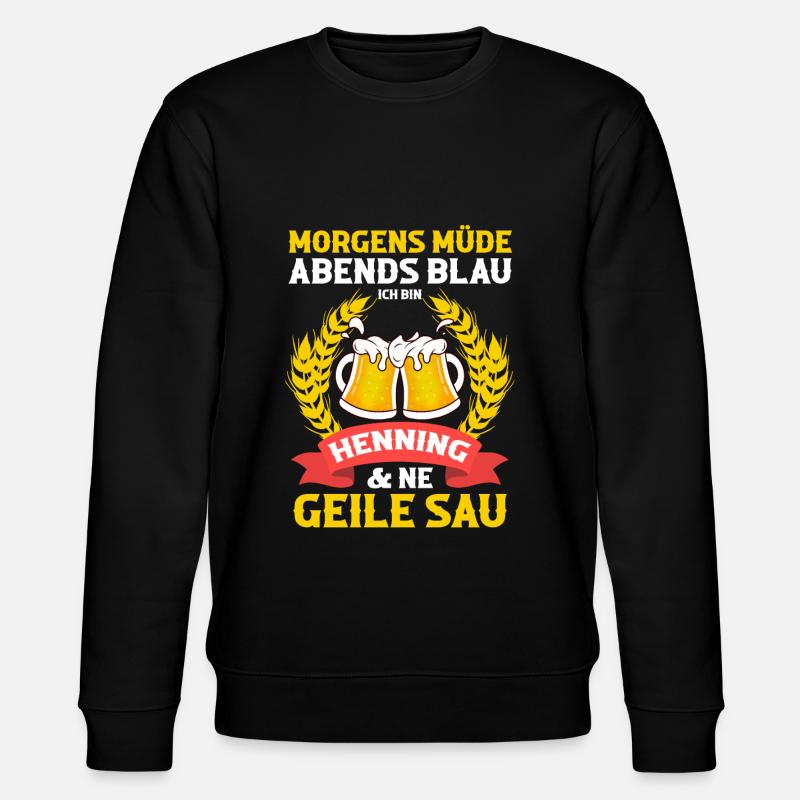 Henning - Stanley/Stella Unisex Bio-Sweatshirt CHANGER  - Schwarz