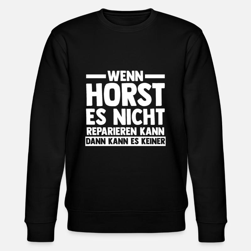 Horst - Stanley/Stella Unisex Bio-Sweatshirt CHANGER  - Schwarz