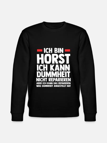Horst - Stanley/Stella Unisex Bio-Sweatshirt CHANGER - Schwarz