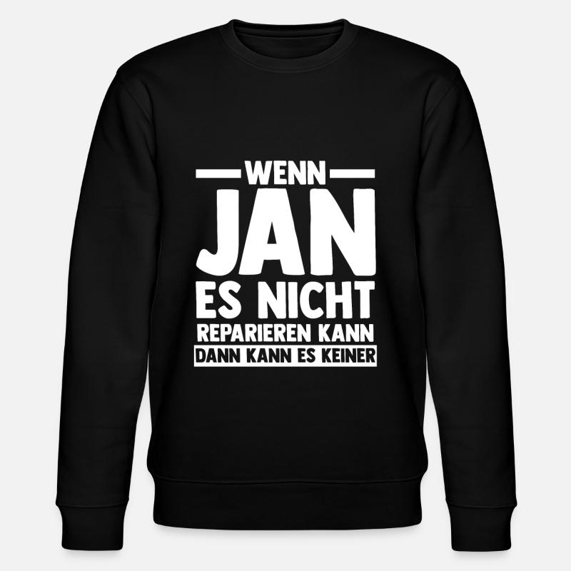 Jan - Stanley/Stella Unisex Bio-Sweatshirt CHANGER - Schwarz