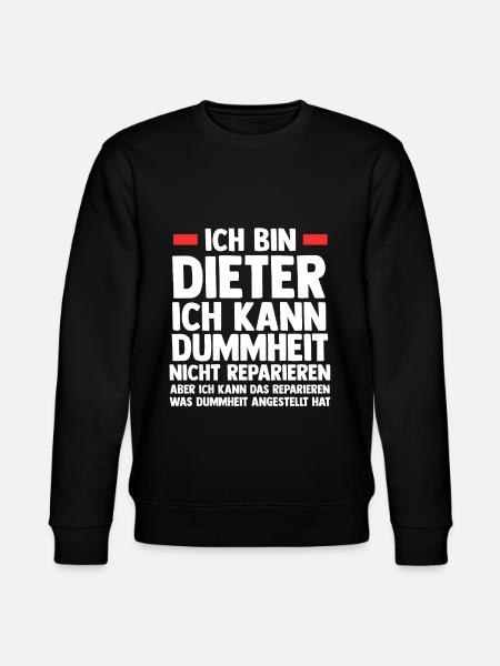Dieter - Stanley/Stella Unisex Bio-Sweatshirt CHANGER  - Schwarz