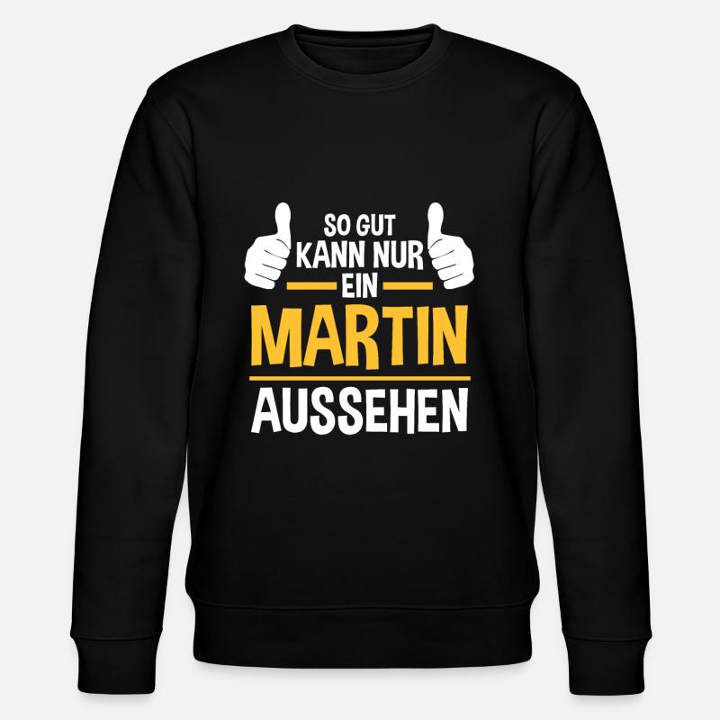 Martin - Stanley/Stella Unisex Bio-Sweatshirt CHANGER  - Schwarz