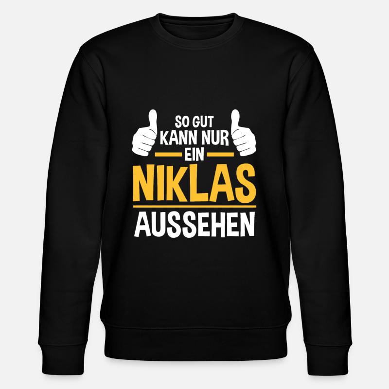 Niklas - Stanley/Stella Unisex Bio-Sweatshirt CHANGER  - Schwarz