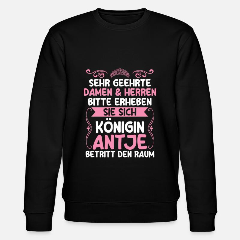Antje - Stanley/Stella Unisex Bio-Sweatshirt CHANGER  - Schwarz