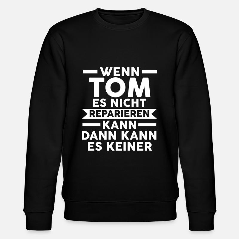 Tom - Stanley/Stella Unisex Bio-Sweatshirt CHANGER  - Schwarz