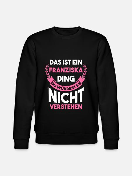Franziska - Stanley/Stella Unisex Bio-Sweatshirt CHANGER - Schwarz