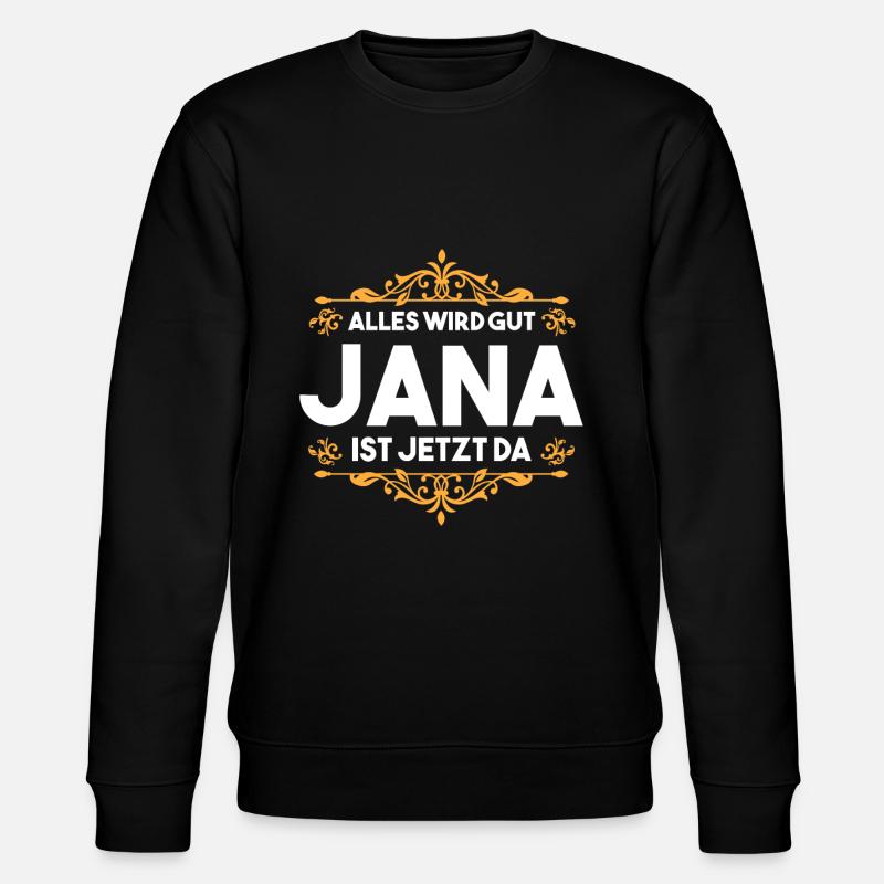 Jana - Stanley/Stella Unisex Bio-Sweatshirt CHANGER  - Schwarz
