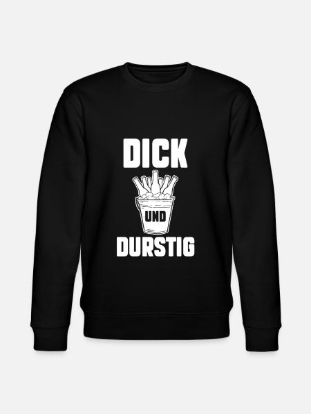 Dick Und Durstig Bier - Stanley/Stella Unisex Bio-Sweatshirt CHANGER  - Schwarz