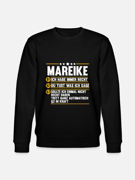 Mareike - Stanley/Stella Unisex Bio-Sweatshirt CHANGER - Schwarz