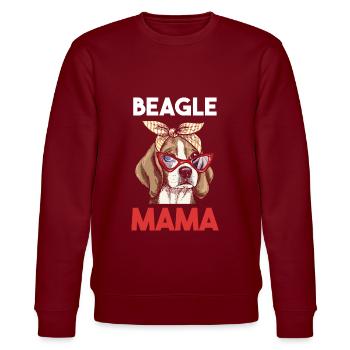 Dog Beagle Mama - Sweat bio CHANGER Stanley/Stella Unisexe - bordeaux - Devant - Nik (191cm) & Marisol (170cm)