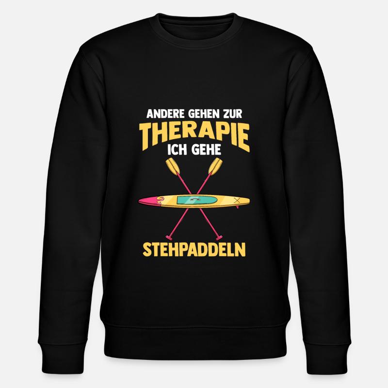 Stand Up Paddeling - Stanley/Stella Unisex Bio-Sweatshirt CHANGER  - Schwarz