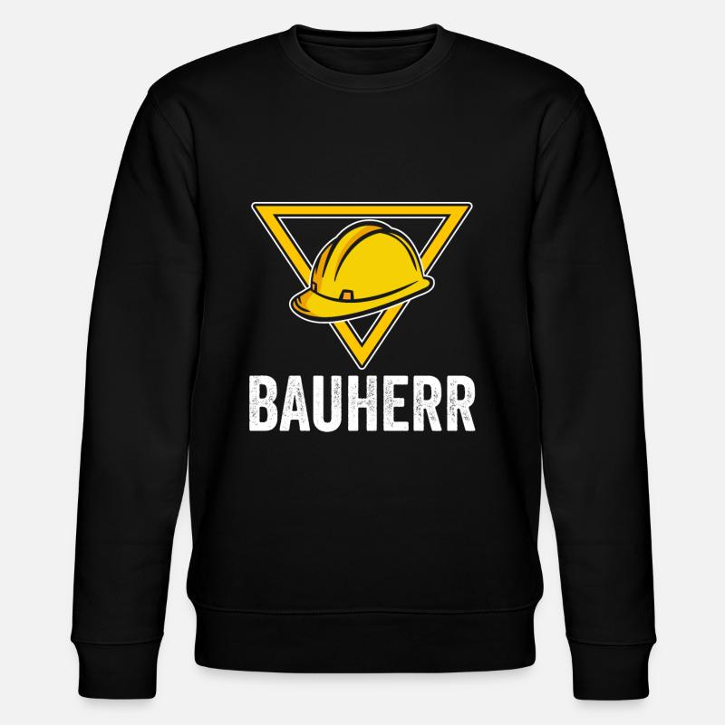 Bauherr - Stanley/Stella Unisex Bio-Sweatshirt CHANGER  - Schwarz