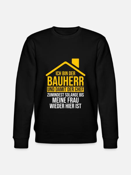 Bauherr - Stanley/Stella Unisex Bio-Sweatshirt CHANGER - Schwarz