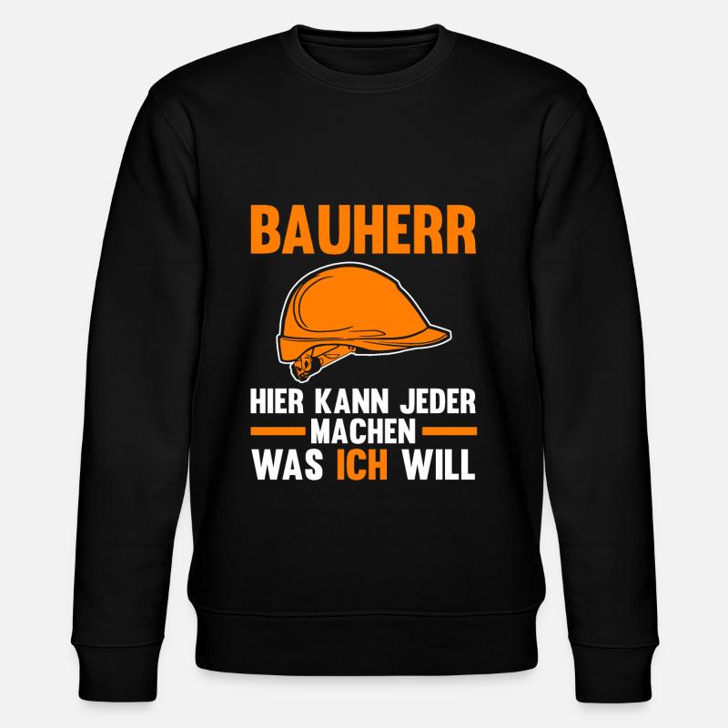 Bauherr - Stanley/Stella Unisex Bio-Sweatshirt CHANGER  - Schwarz