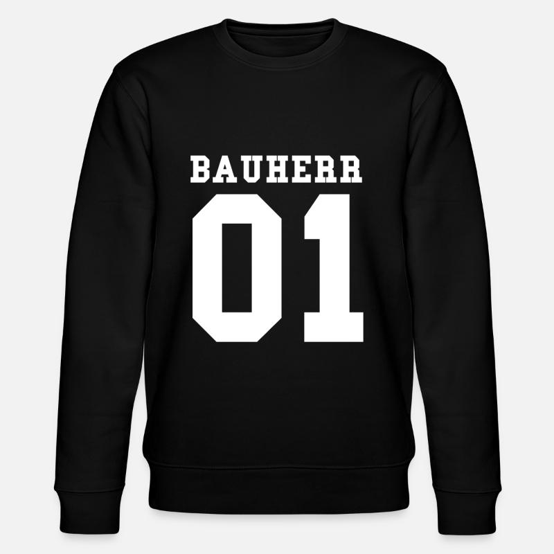 Bauherr - Stanley/Stella Unisex Bio-Sweatshirt CHANGER  - Schwarz