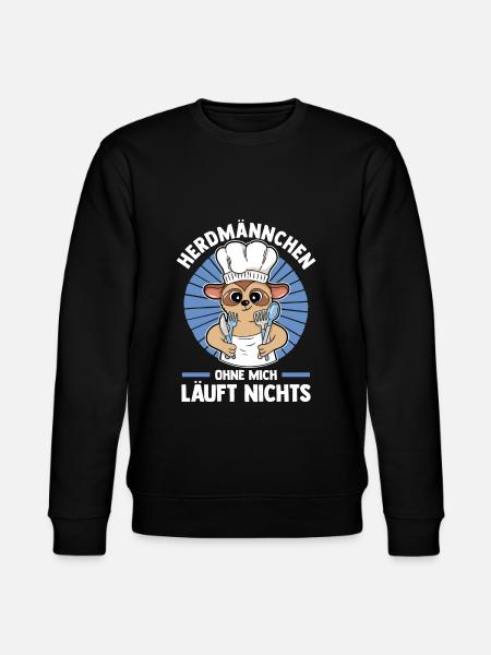 Erdmännchen Herdmännchen - Stanley/Stella Unisex Bio-Sweatshirt CHANGER - Schwarz