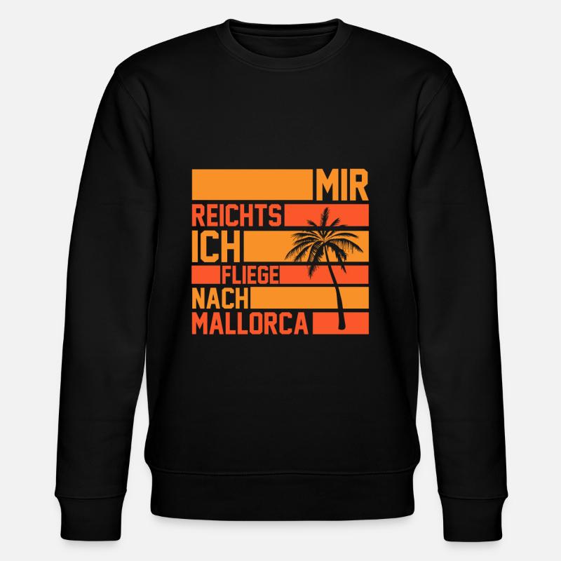 Party Urlaub Mallorca - Stanley/Stella Unisex Bio-Sweatshirt CHANGER  - Schwarz