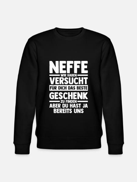 Neffe - Stanley/Stella Unisex Bio-Sweatshirt CHANGER - Schwarz