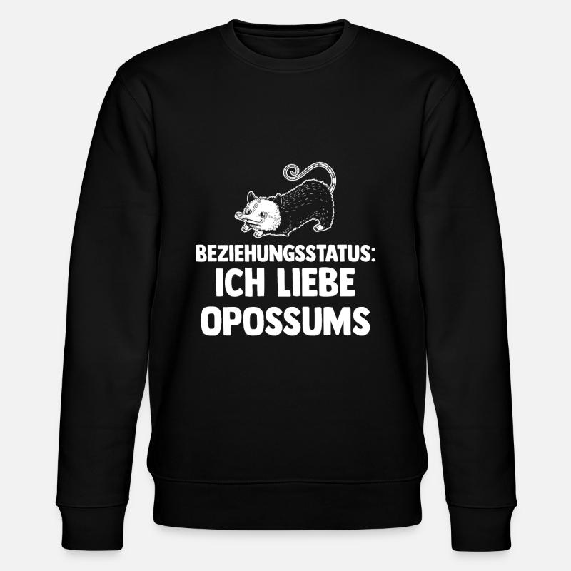 Opossum - Stanley/Stella Unisex Bio-Sweatshirt CHANGER  - Schwarz