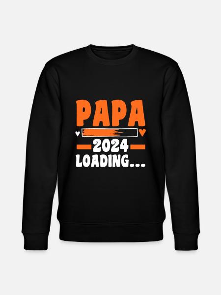 Werdender Papa 2027 - Stanley/Stella Unisex Bio-Sweatshirt CHANGER - Schwarz