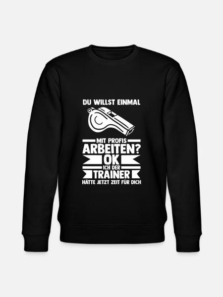 Sportmannschaft Trainer - Stanley/Stella Unisex Bio-Sweatshirt CHANGER  - Schwarz