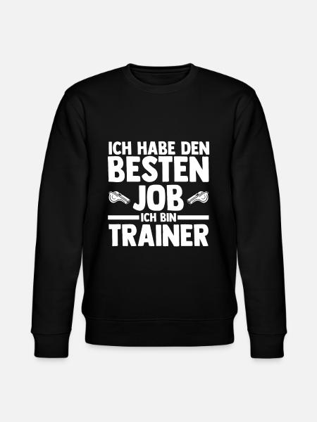 Sportmannschaft Trainer - Stanley/Stella Unisex Bio-Sweatshirt CHANGER  - Schwarz