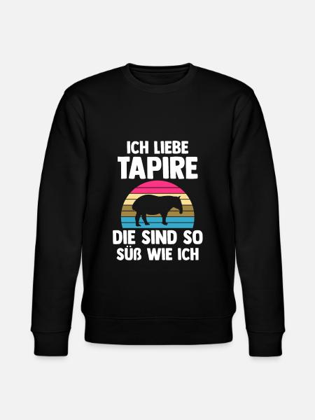 Tapir - Stanley/Stella Unisex Bio-Sweatshirt CHANGER - Schwarz