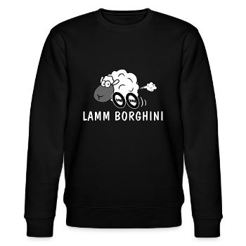 Lamm Borghini - Stanley/Stella Unisex Bio-Sweatshirt CHANGER  - Schwarz - Vorne - Nik (191cm) & Marisol (170cm)