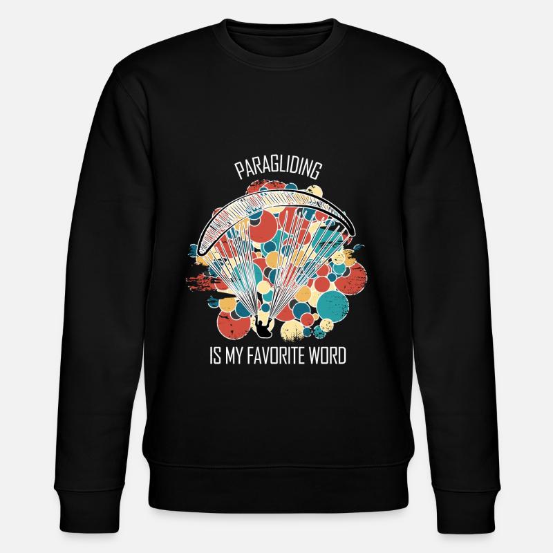 Paragliding Gleitschirm Paragleiter Paraglider - Stanley/Stella CHANGER Unisex Organic Sweatshirt - black
