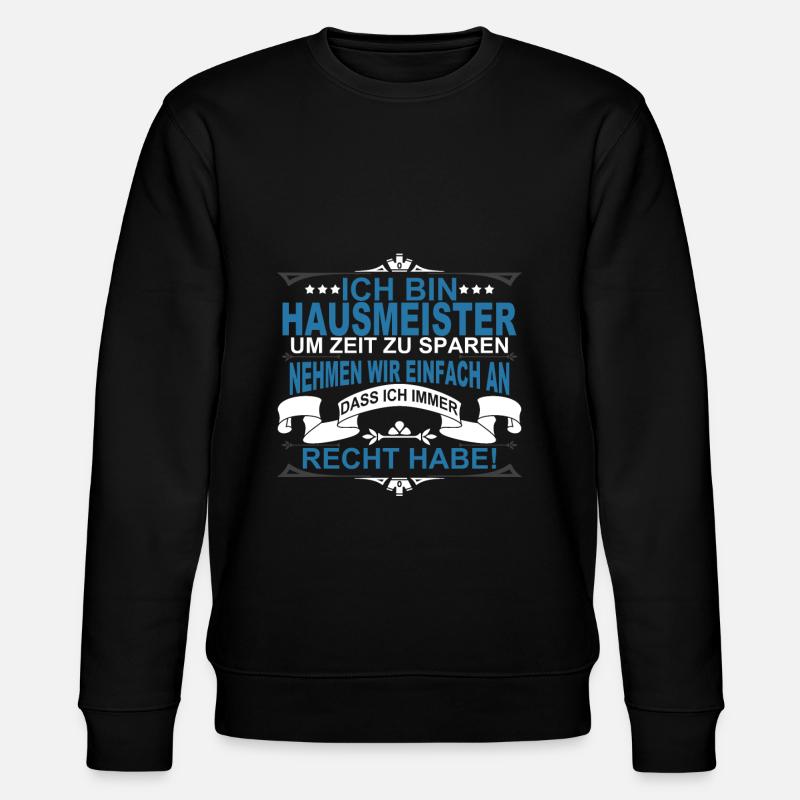 Hausmeister - Stanley/Stella Unisex Bio-Sweatshirt CHANGER - Schwarz