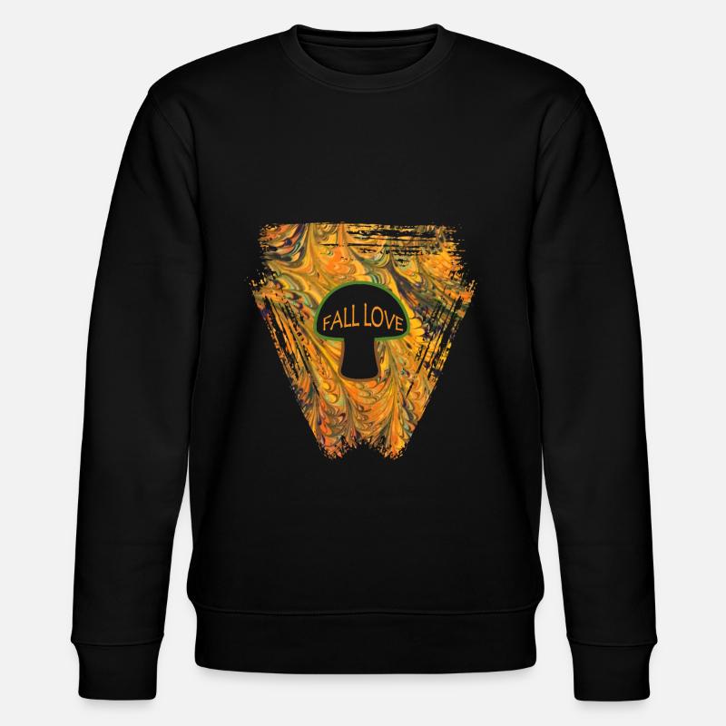 champignon e 116 - Sweat bio CHANGER Stanley/Stella Unisexe - noir