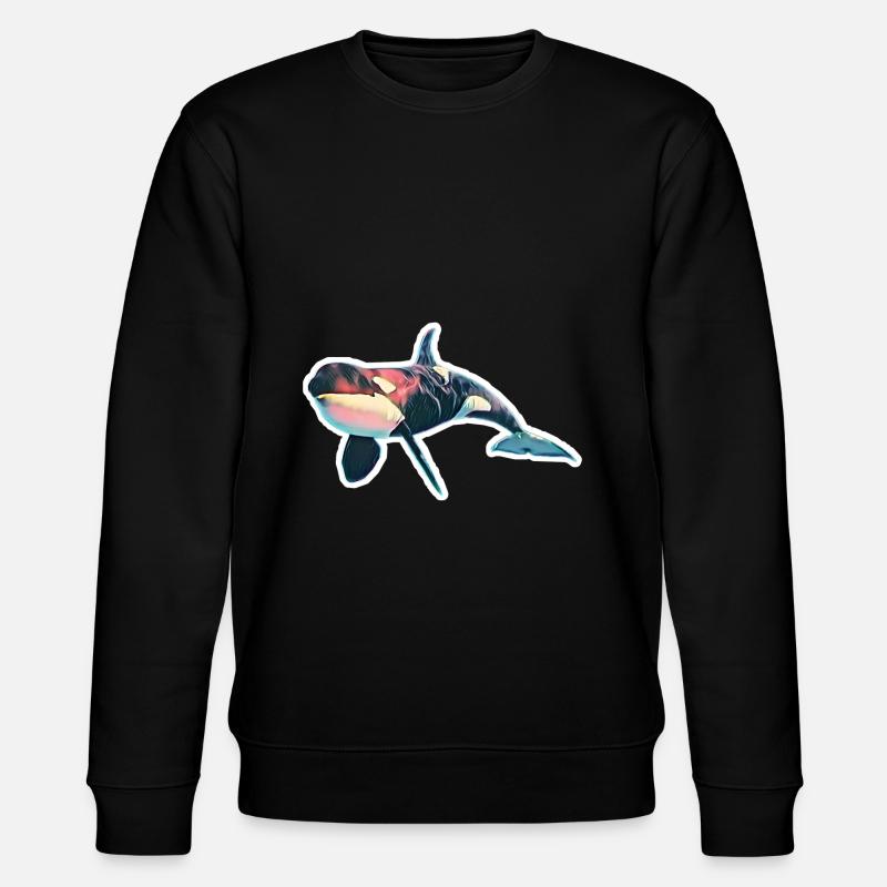 Orca - Stanley/Stella Unisex Bio-Sweatshirt CHANGER  - Schwarz