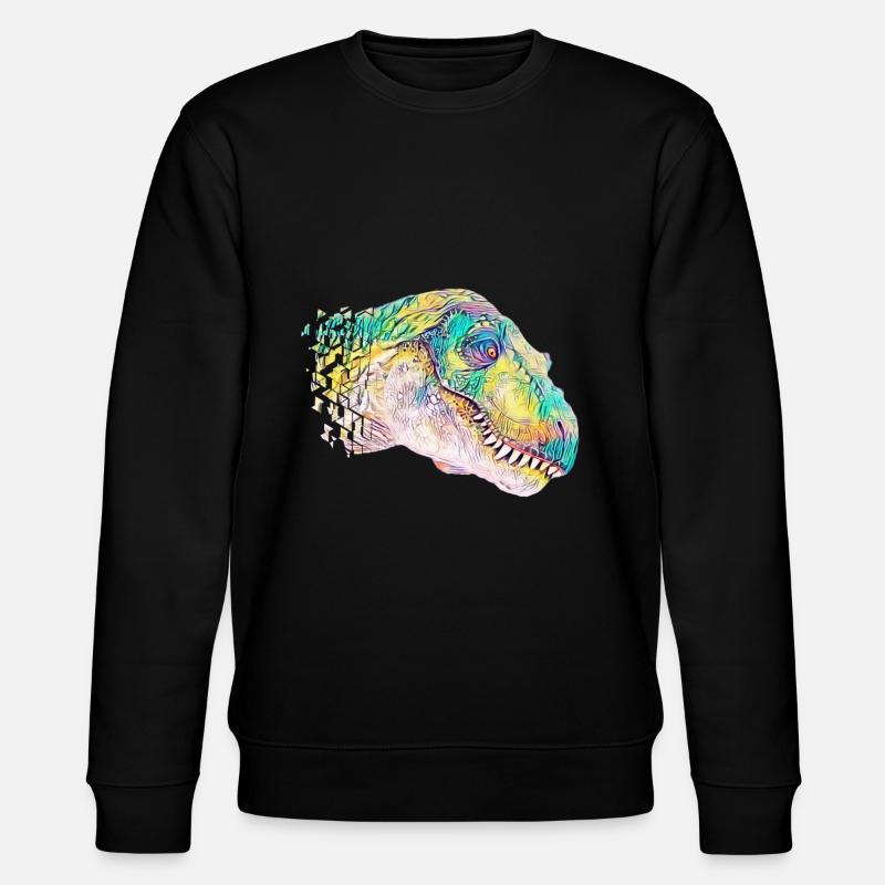 T-Rex - Stanley/Stella CHANGER Unisex Organic Sweatshirt - black