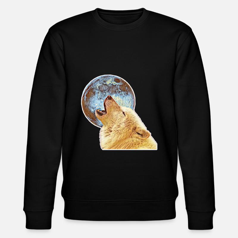 Loup - Sweat bio CHANGER Stanley/Stella Unisexe - noir