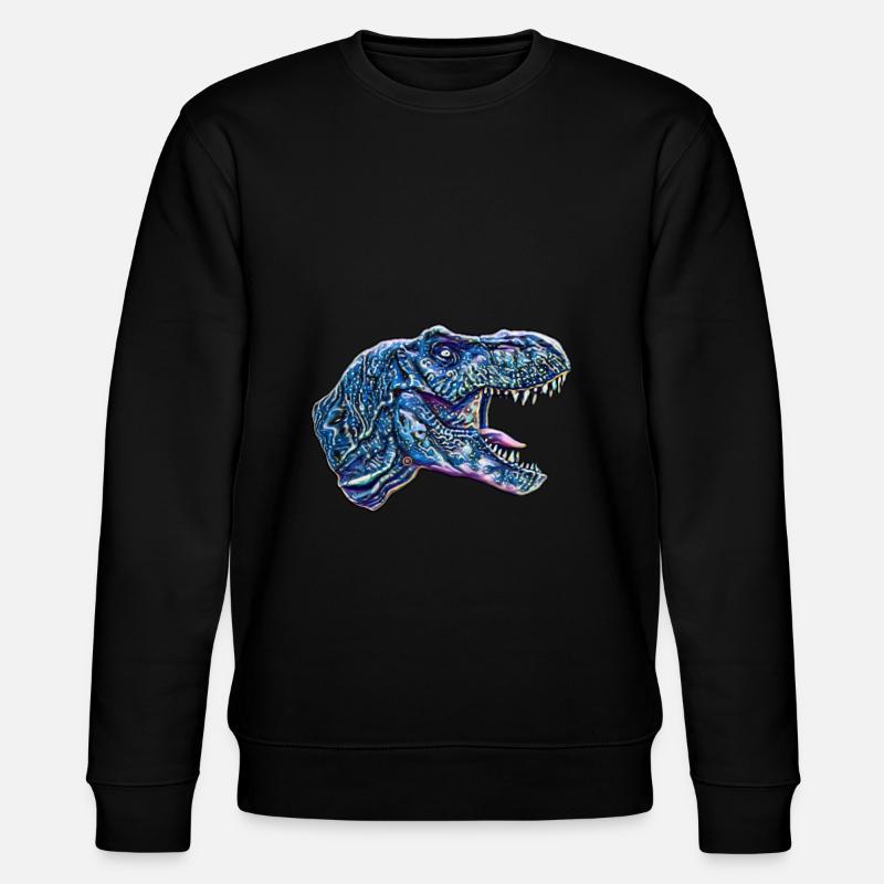 T-Rex - Stanley/Stella Unisex Bio-Sweatshirt CHANGER  - Schwarz