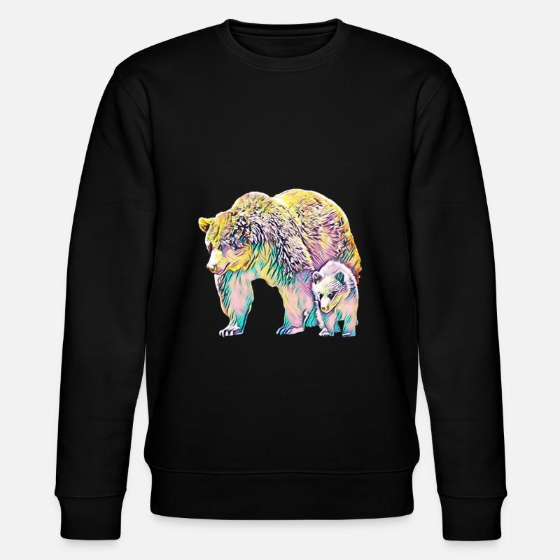 Les ours - Sweat bio CHANGER Stanley/Stella Unisexe - noir