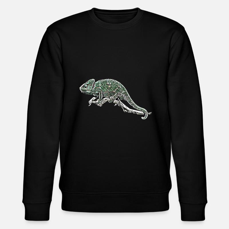 Chamäleon - Stanley/Stella Unisex Bio-Sweatshirt CHANGER  - Schwarz