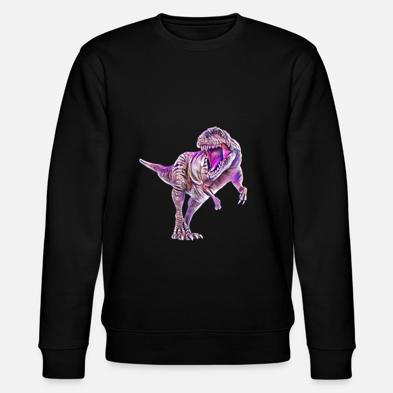 T-Rex - Stanley/Stella CHANGER Unisex Organic Sweatshirt - black