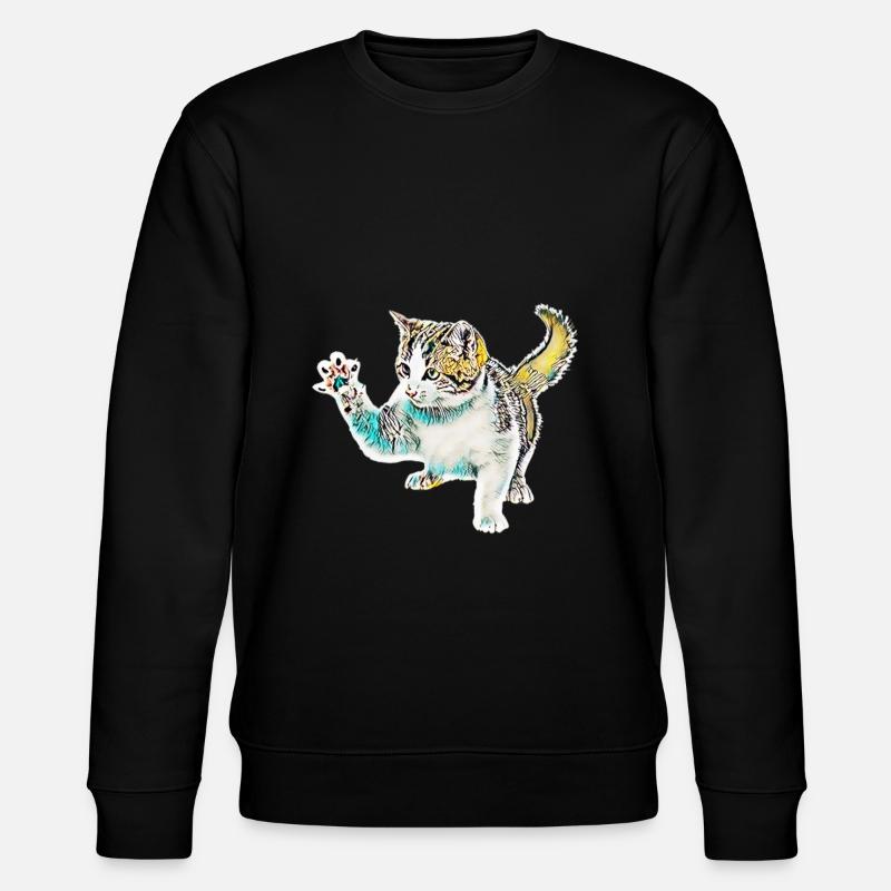 Chat - Sweat bio CHANGER Stanley/Stella Unisexe - noir