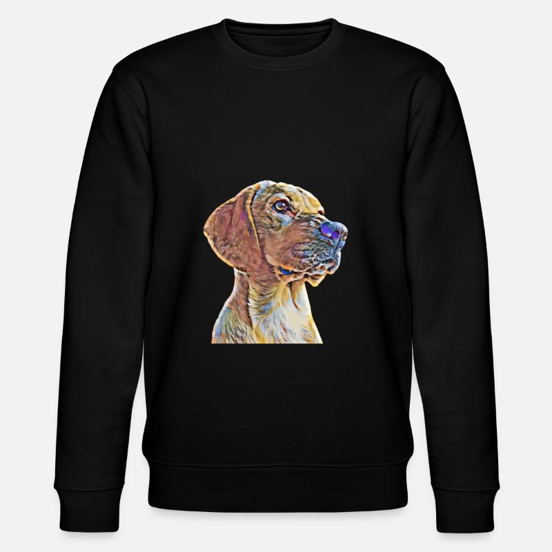 Labrador - Stanley/Stella Unisex Bio-Sweatshirt CHANGER  - Schwarz