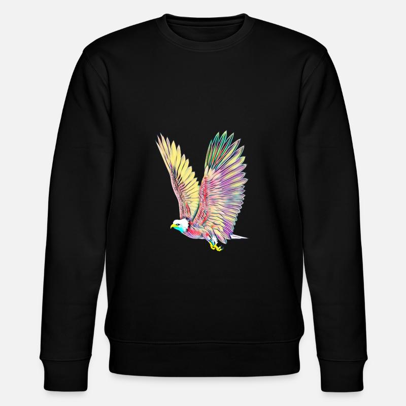 Adler - Stanley/Stella Unisex Bio-Sweatshirt CHANGER  - Schwarz