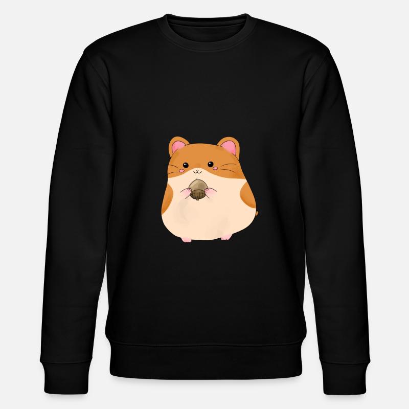 Hamster - Stanley/Stella Unisex Bio-Sweatshirt CHANGER  - Schwarz